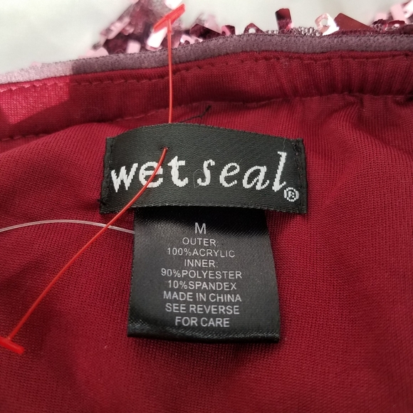 Wet Seal Sequin Mini Dress  All Over Glam M NWT - Picture 5 of 13